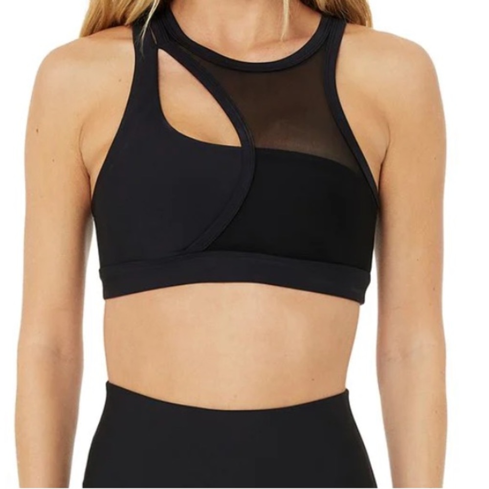 Alo Mesh Crescent Airlift Bra